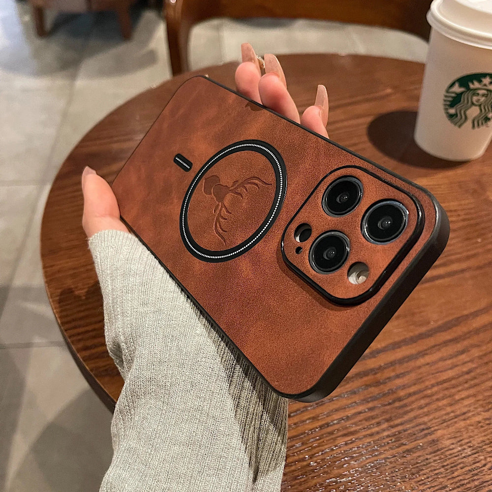 Leather Magnetic Protective Phone Case Noxord