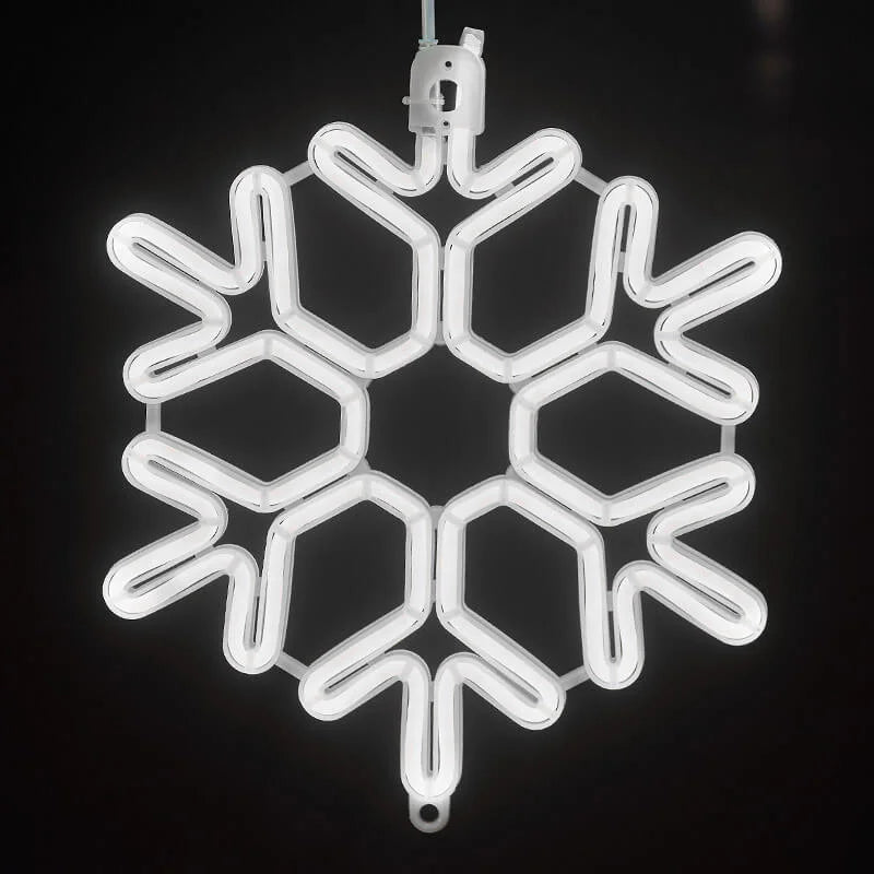 Outdoor LED Snowflake Christmas Lights Noxord