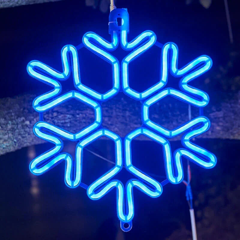 Outdoor LED Snowflake Christmas Lights Noxord