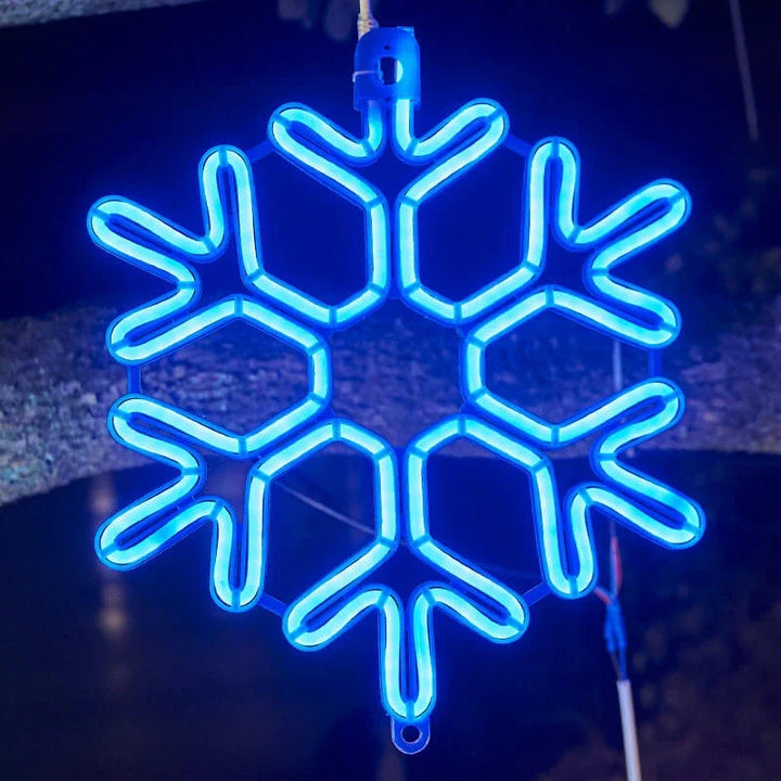 Outdoor LED Snowflake Christmas Lights Noxord