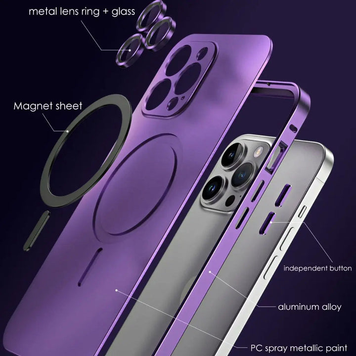 Magnetic Metal Phone Case – MagSafe Compatible Noxord