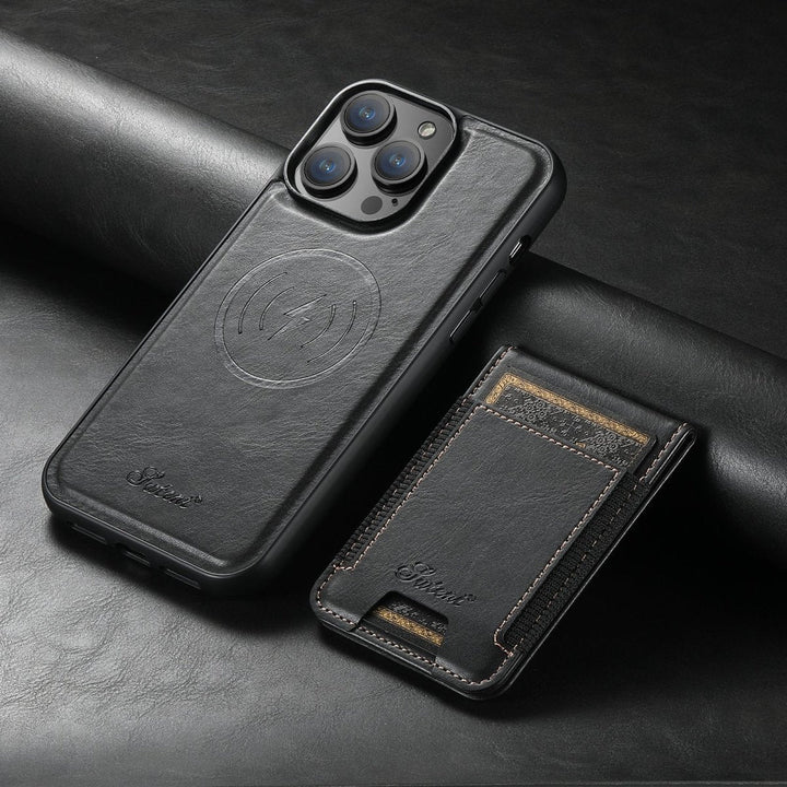 Kalsten | Magvibe Leather Case – Premium Smartphone Protection with Card Holder and MagSafe