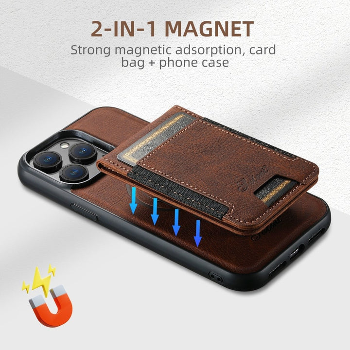 Kalsten | Magvibe Leather Case – Premium Smartphone Protection with Card Holder and MagSafe