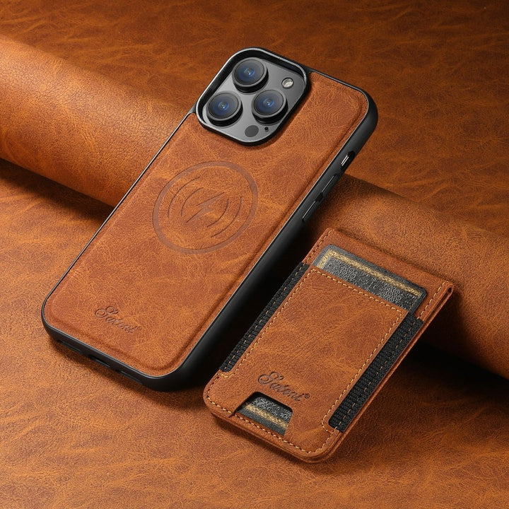 Kalsten | Magvibe Leather Case – Premium Smartphone Protection with Card Holder and MagSafe