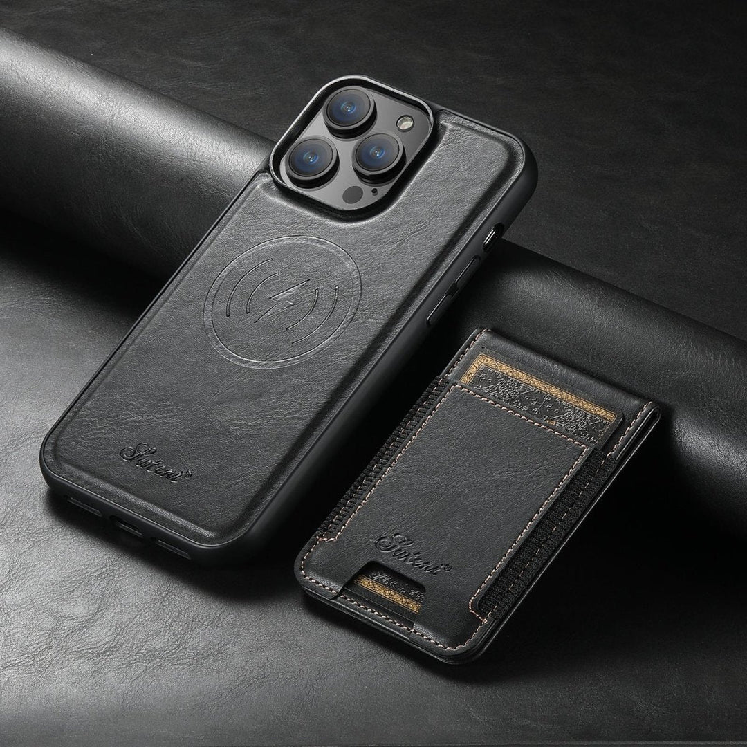 Kalsten | Magvibe Leather Case – Premium Smartphone Protection with Card Holder and MagSafe