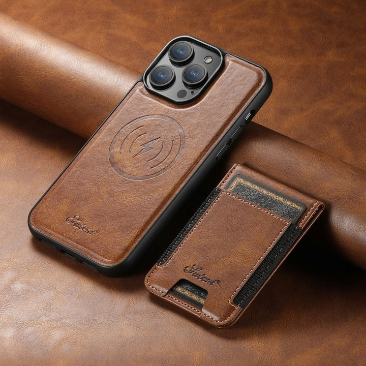 Kalsten | Magvibe Leather Case – Premium Smartphone Protection with Card Holder and MagSafe