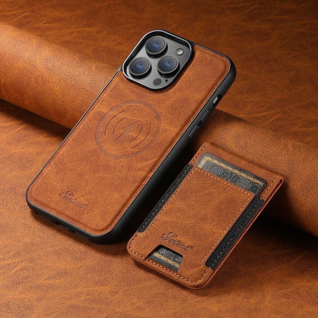 Kalsten | Magvibe Leather Case – Premium Smartphone Protection with Card Holder and MagSafe