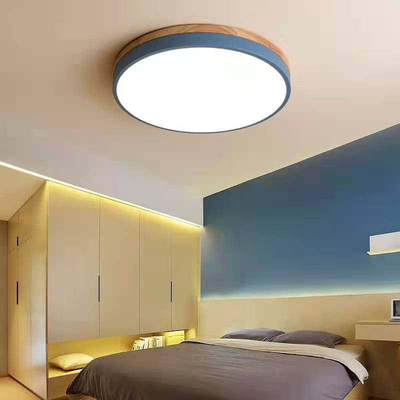 Wood LED Recessed Ceiling Light Noxord