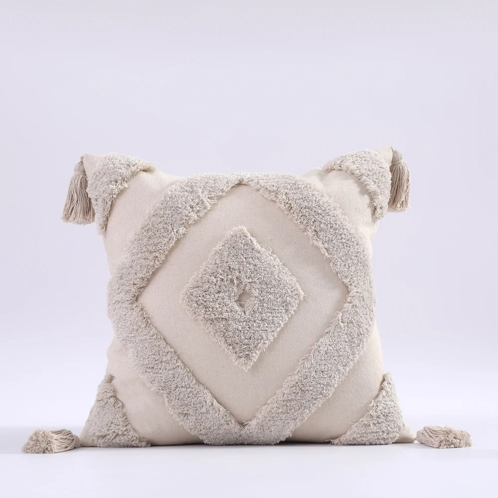 Boho Tufted Cushion Cover - Moroccan Flair for Your Interior Noxord