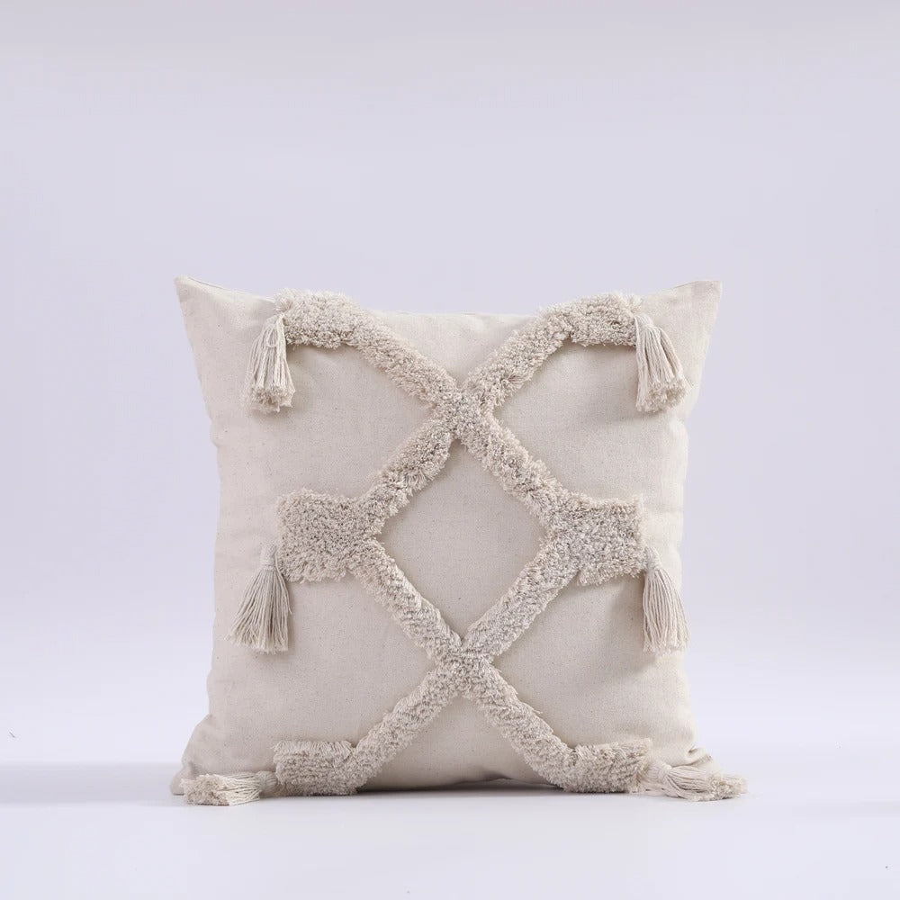 Boho Tufted Cushion Cover - Moroccan Flair for Your Interior Noxord