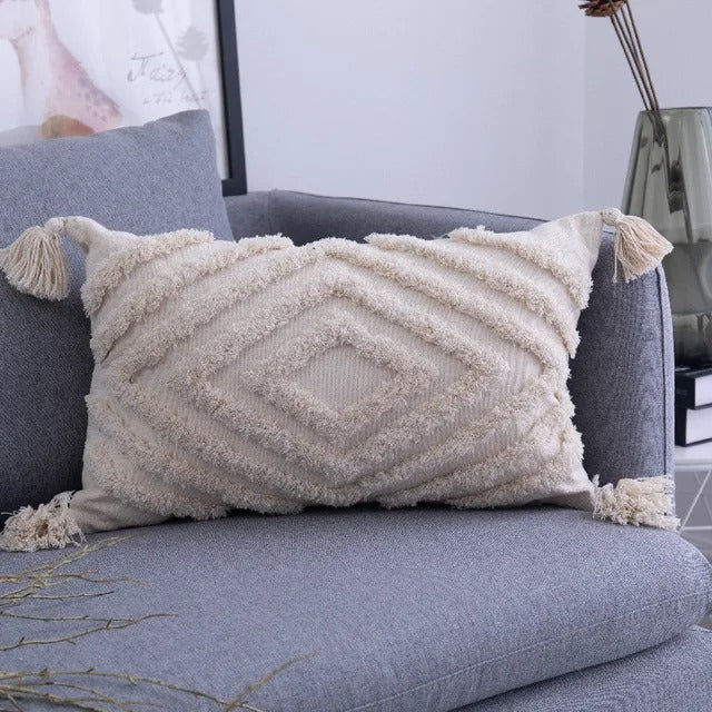Boho Tufted Cushion Cover - Moroccan Flair for Your Interior Noxord