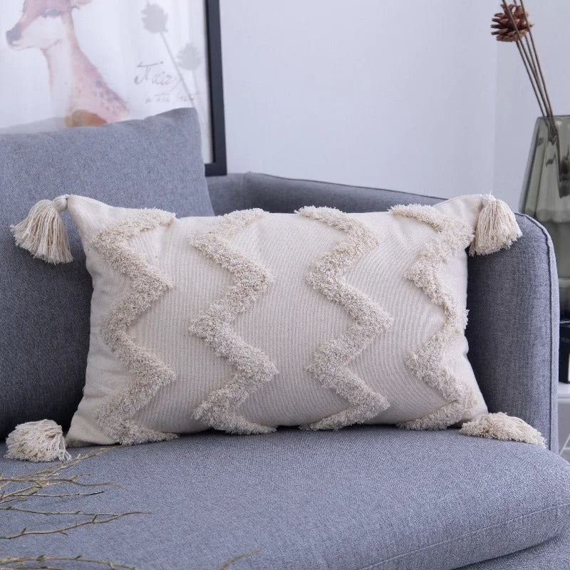 Boho Tufted Cushion Cover - Moroccan Flair for Your Interior Noxord