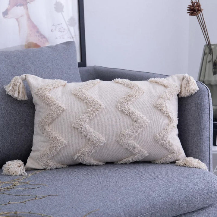 Boho Tufted Cushion Cover - Moroccan Flair for Your Interior Noxord