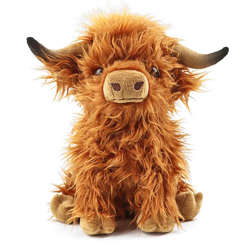 Noxord | Fluffy Highland Cuddle – Soft Cow for Young and Old