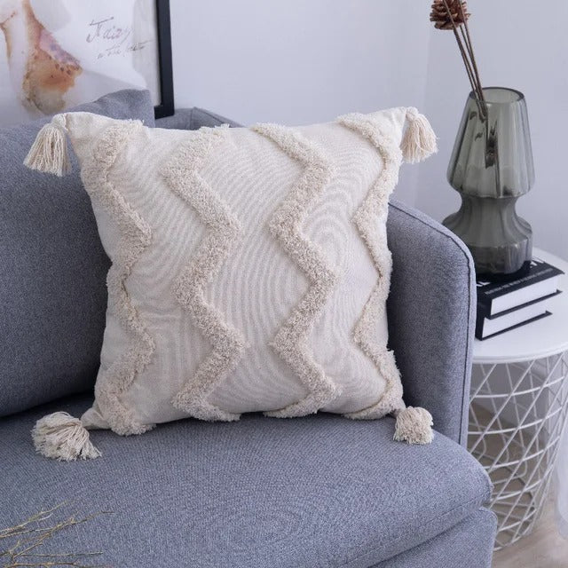 Boho Tufted Cushion Cover - Moroccan Flair for Your Interior Noxord