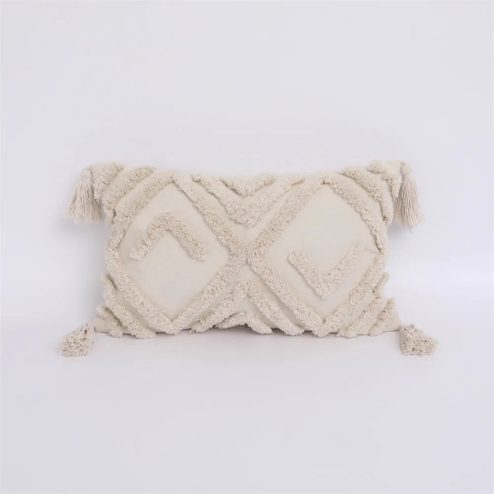 Boho Tufted Cushion Cover - Moroccan Flair for Your Interior Noxord