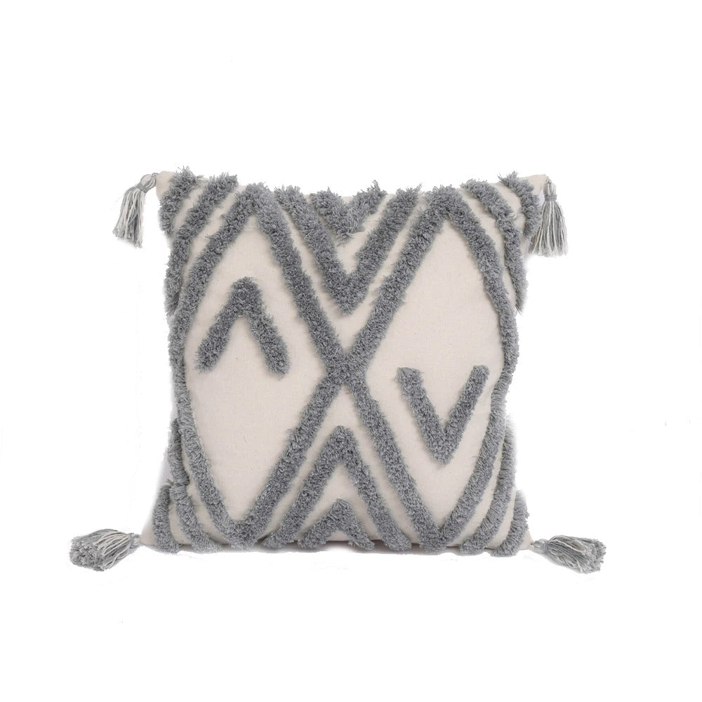 Boho Tufted Cushion Cover - Moroccan Flair for Your Interior Noxord