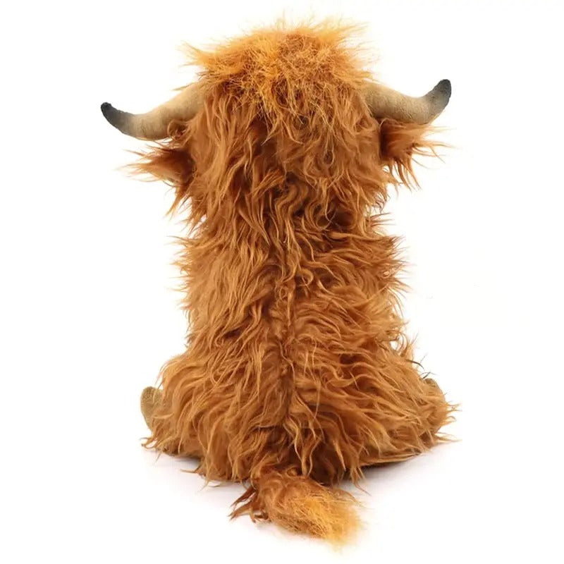 Noxord | Fluffy Highland Cuddle – Soft Cow for Young and Old