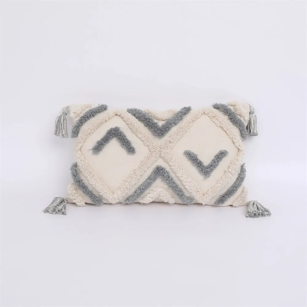 Boho Tufted Cushion Cover - Moroccan Flair for Your Interior Noxord