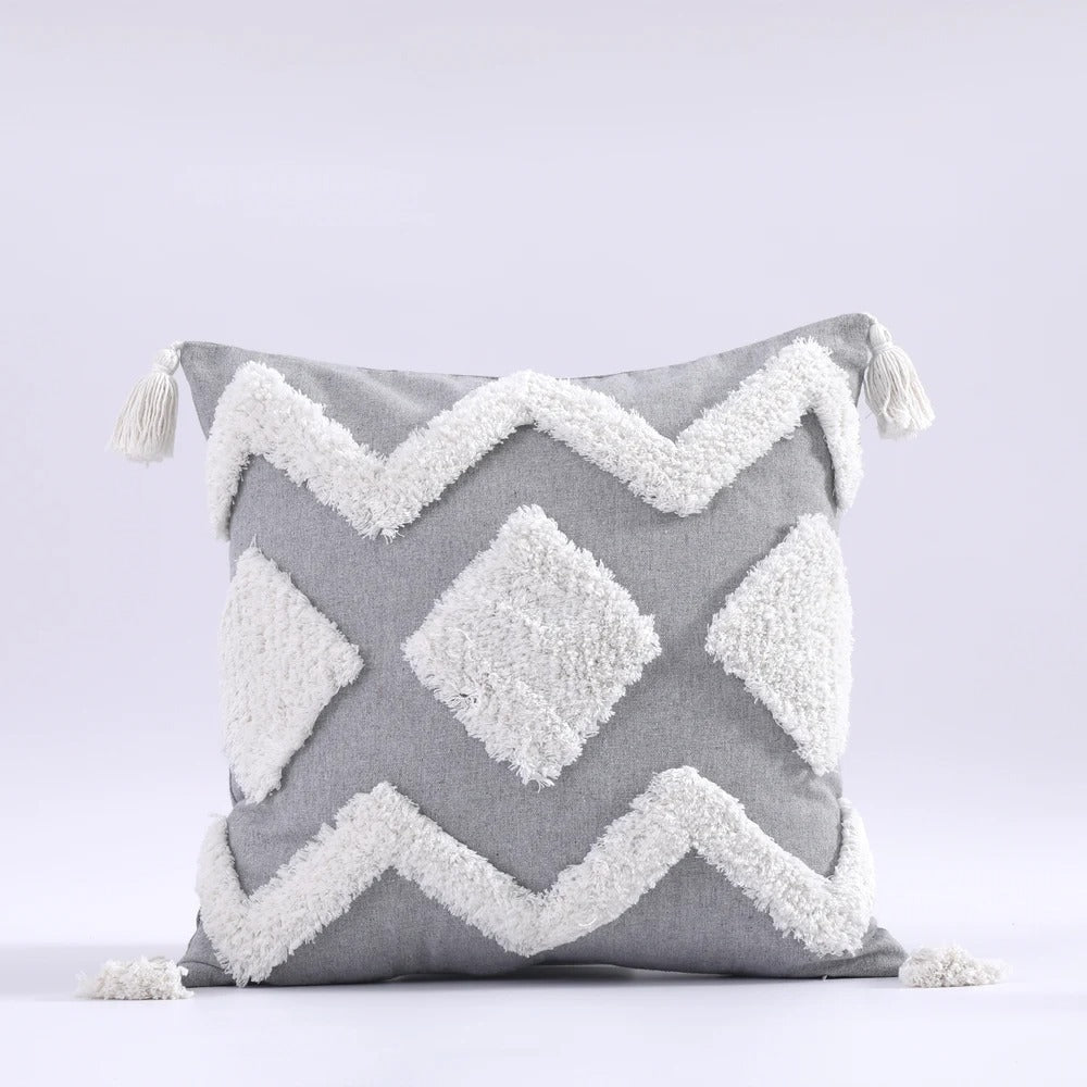 Boho Tufted Cushion Cover - Moroccan Flair for Your Interior Noxord