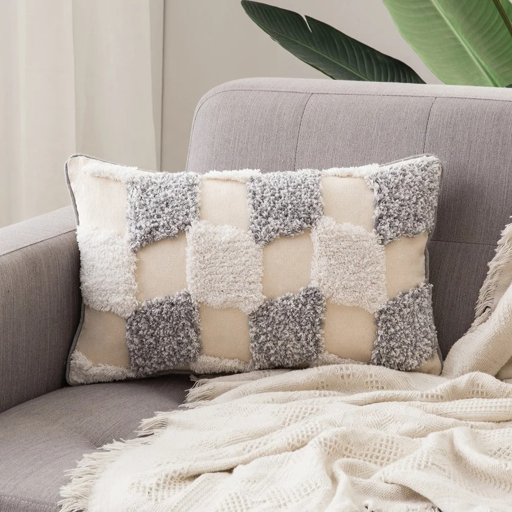 Boho Tufted Cushion Cover - Moroccan Flair for Your Interior Noxord