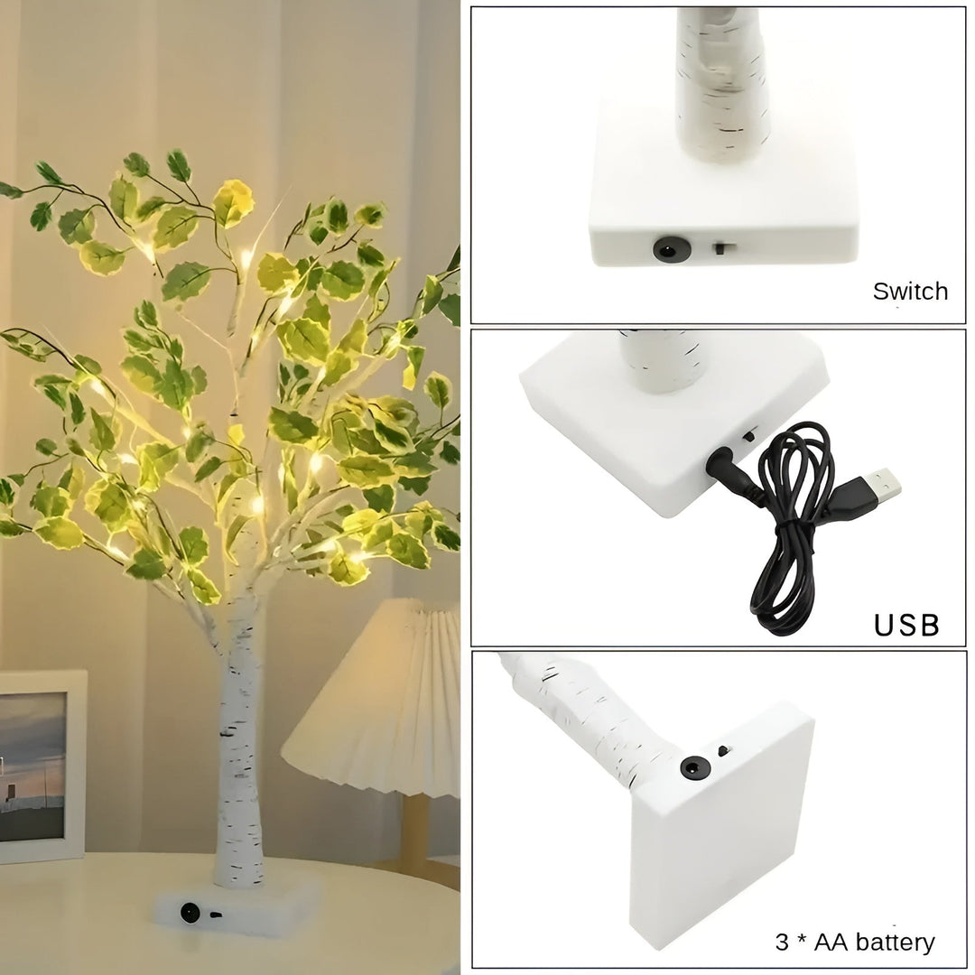 Magical BrightTree Table Lamp – Elegant Tree Design with Warm LED Light | Kalsten