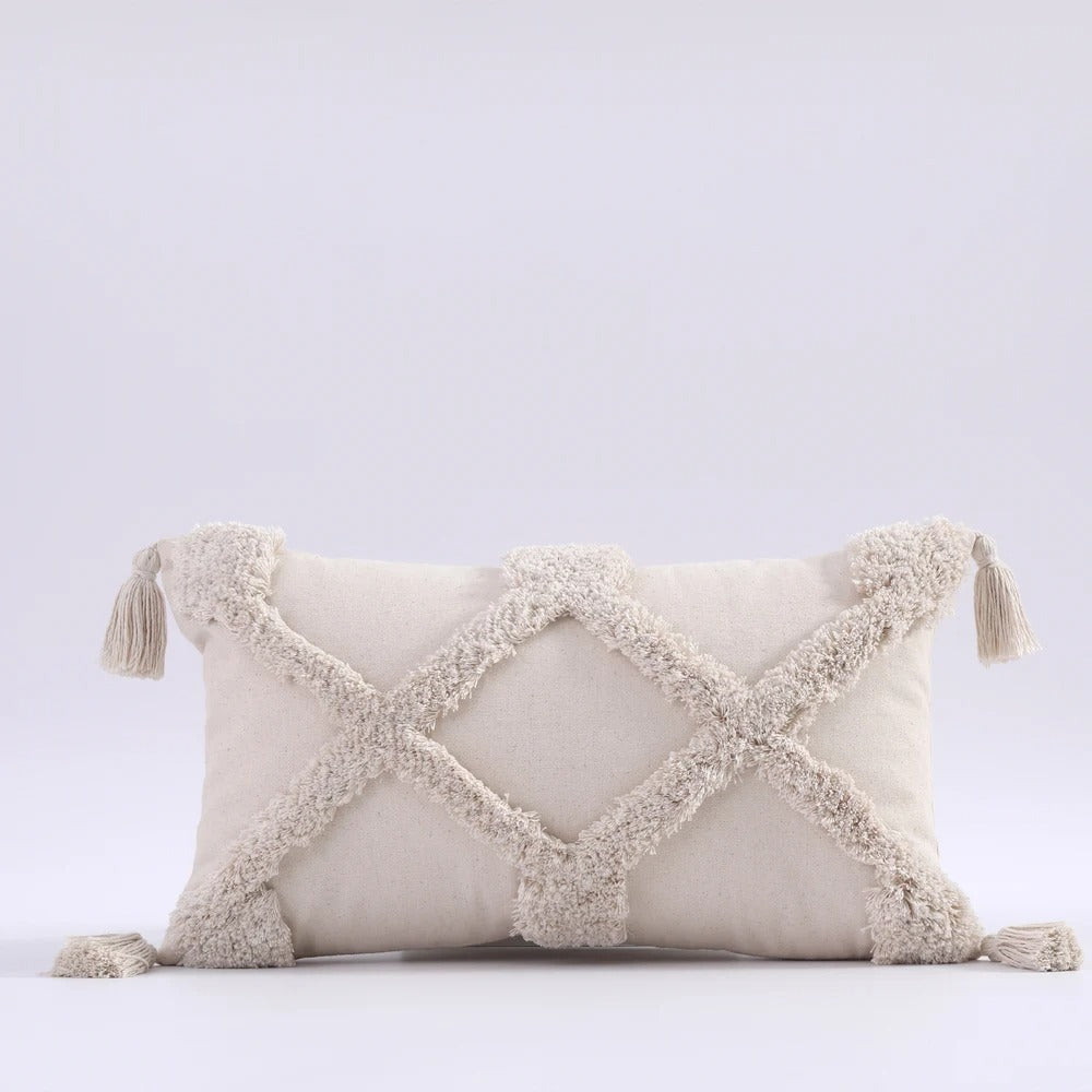Boho Tufted Cushion Cover - Moroccan Flair for Your Interior Noxord