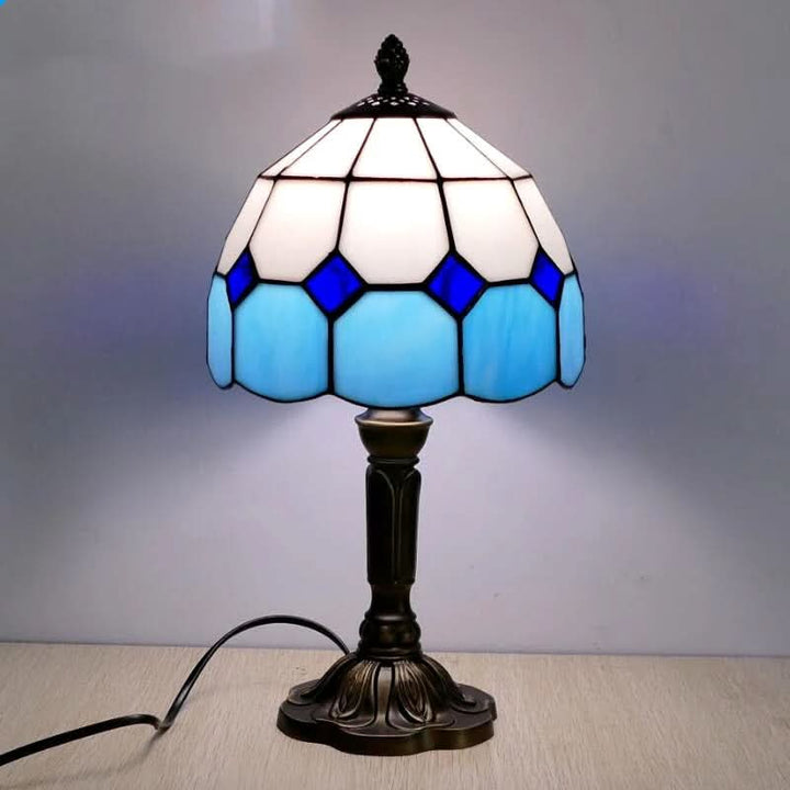 Kalsten | Retro Baroque Tiffany Glass LED Table Lamp E27