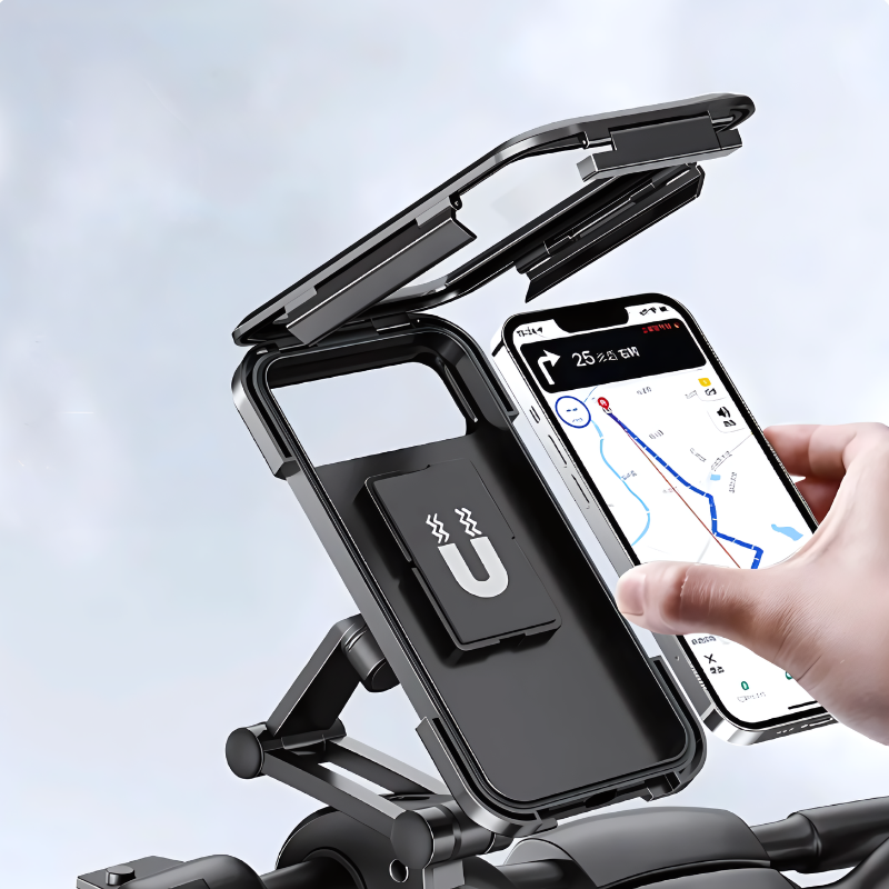 SafeRide Waterproof Phone Holder – 360° Rotatable for Bike and Rainy Weather | Kalsten