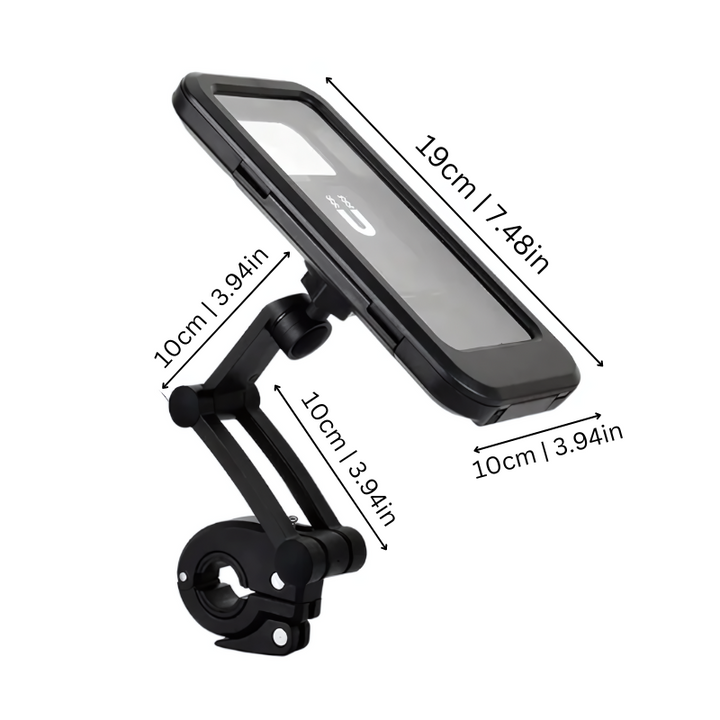 SafeRide Waterproof Phone Holder – 360° Rotatable for Bike and Rainy Weather | Kalsten