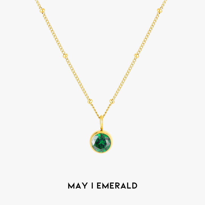 Birthstone Pendant Necklace