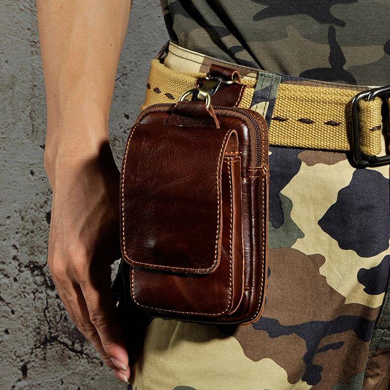 Kalsten | Men's High-Quality Leather Waist Bag - Guardian Leather