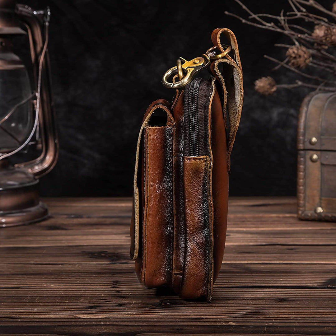 Kalsten | Men's High-Quality Leather Waist Bag - Guardian Leather