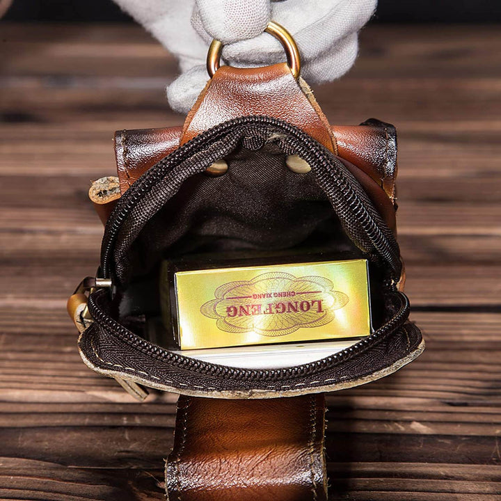 Kalsten | Men's High-Quality Leather Waist Bag - Guardian Leather
