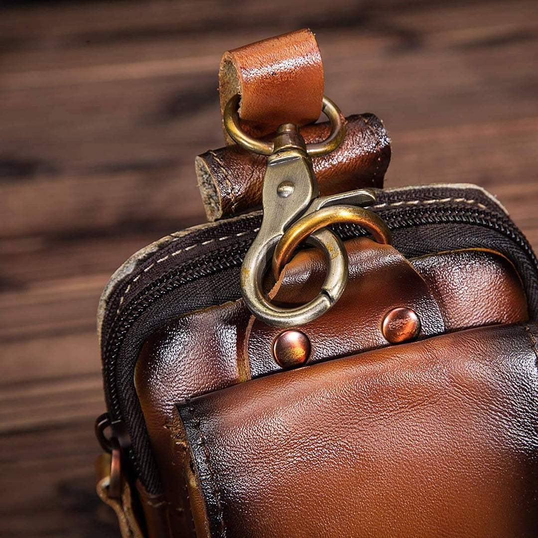 Kalsten | Men's High-Quality Leather Waist Bag - Guardian Leather