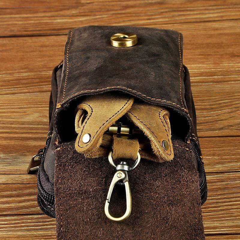 Kalsten | Men's High-Quality Leather Waist Bag - Guardian Leather