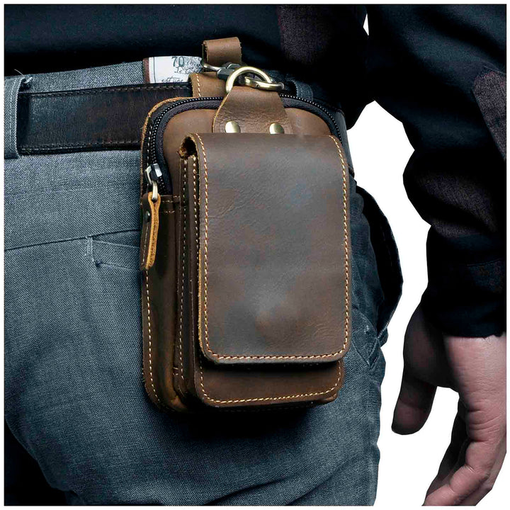 Kalsten | Men's High-Quality Leather Waist Bag - Guardian Leather