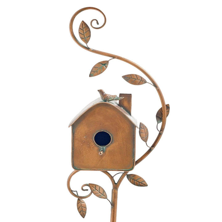 Kalsten | Metal Art Birdhouse on Garden Stake