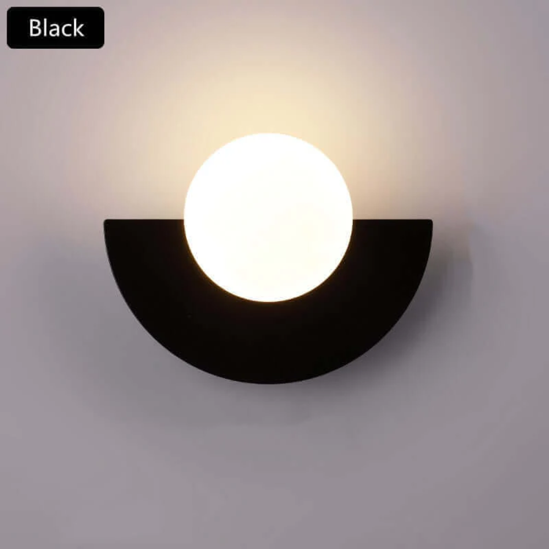 Kalsten | Metal Half Moon Wall Lamp - LunaMetal
