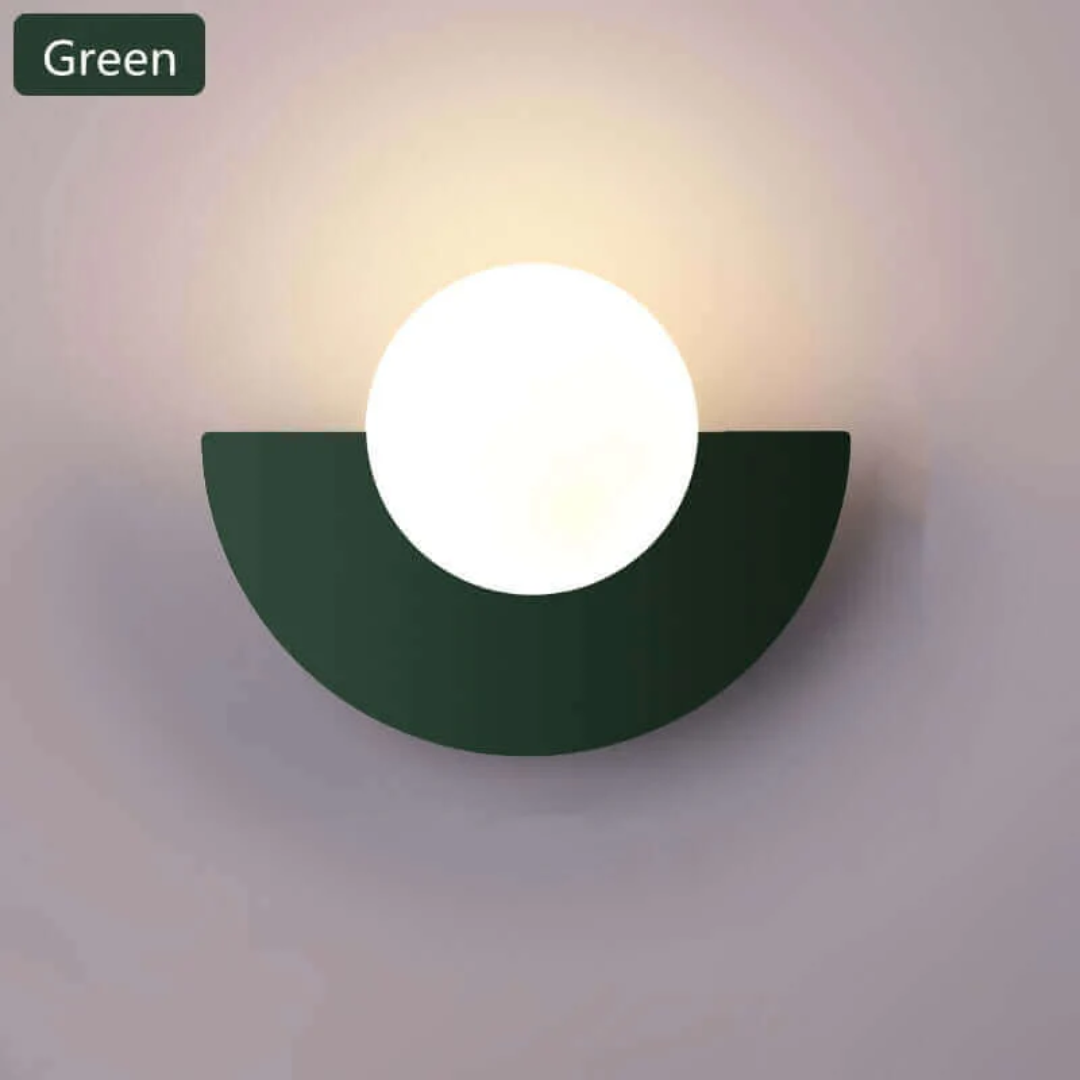 Kalsten | Metal Half Moon Wall Lamp - LunaMetal