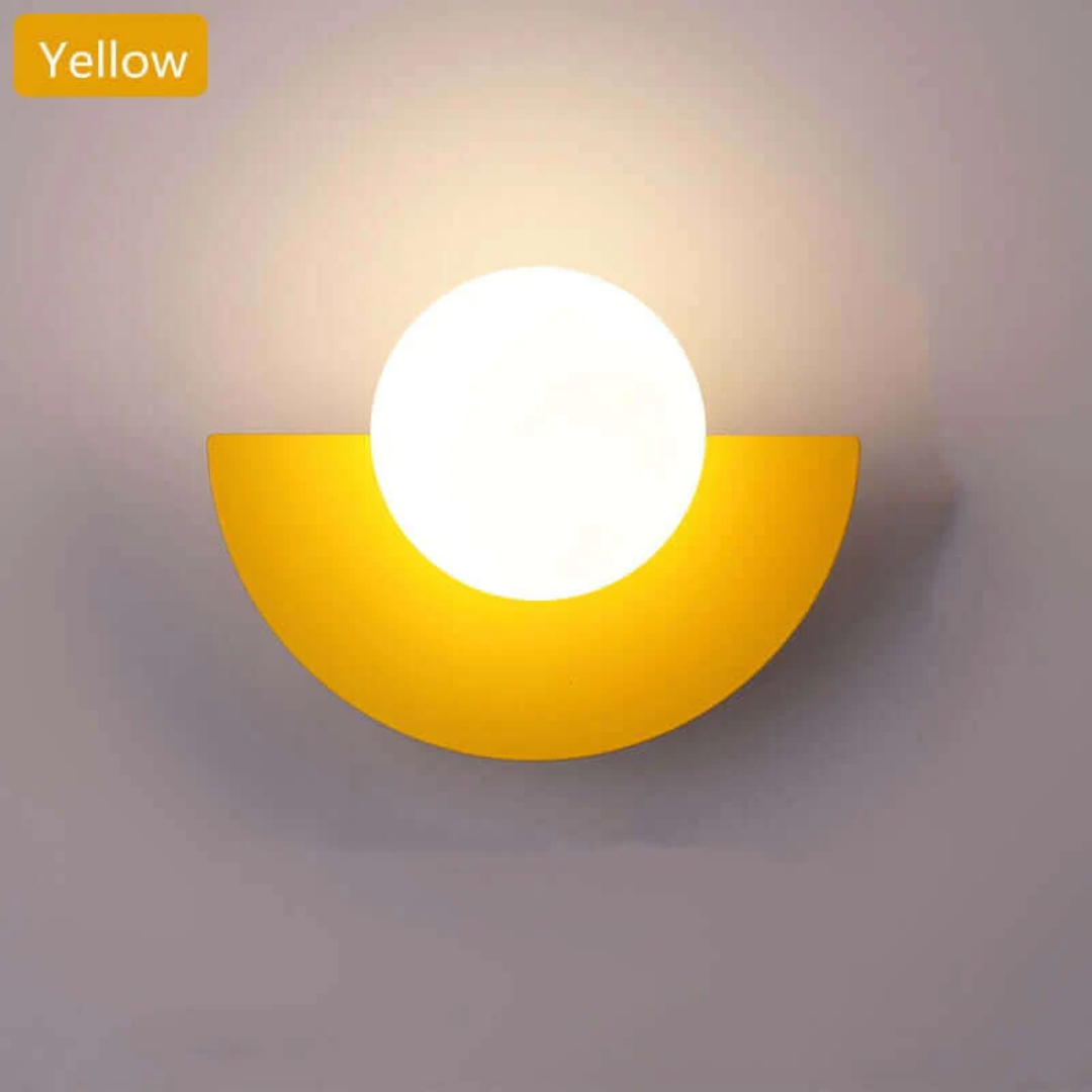 Kalsten | Metal Half Moon Wall Lamp - LunaMetal