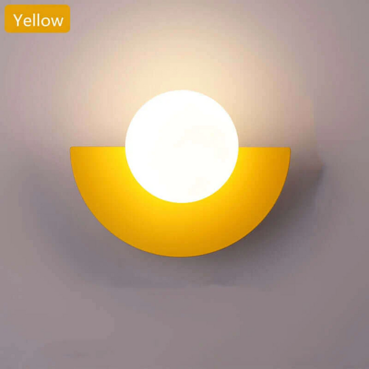 Kalsten | Metal Half Moon Wall Lamp - LunaMetal