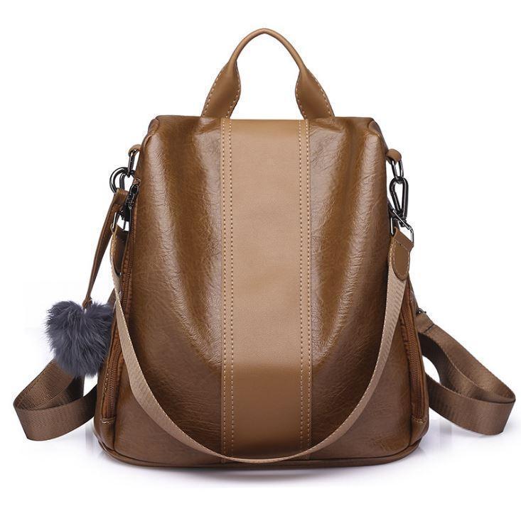 Noxord | Women's Anti-theft Leather Backpack