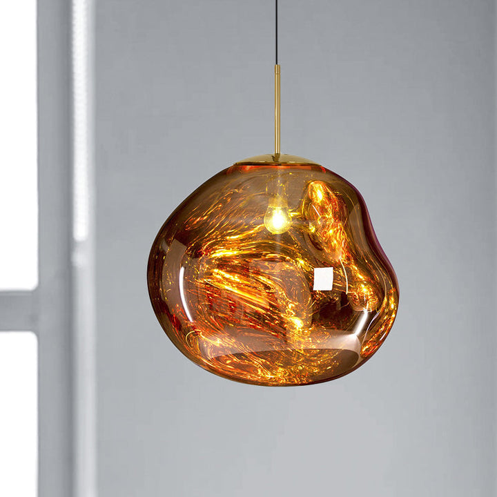 Kalsten | Modern Glass Ceiling Light - LunaLux
