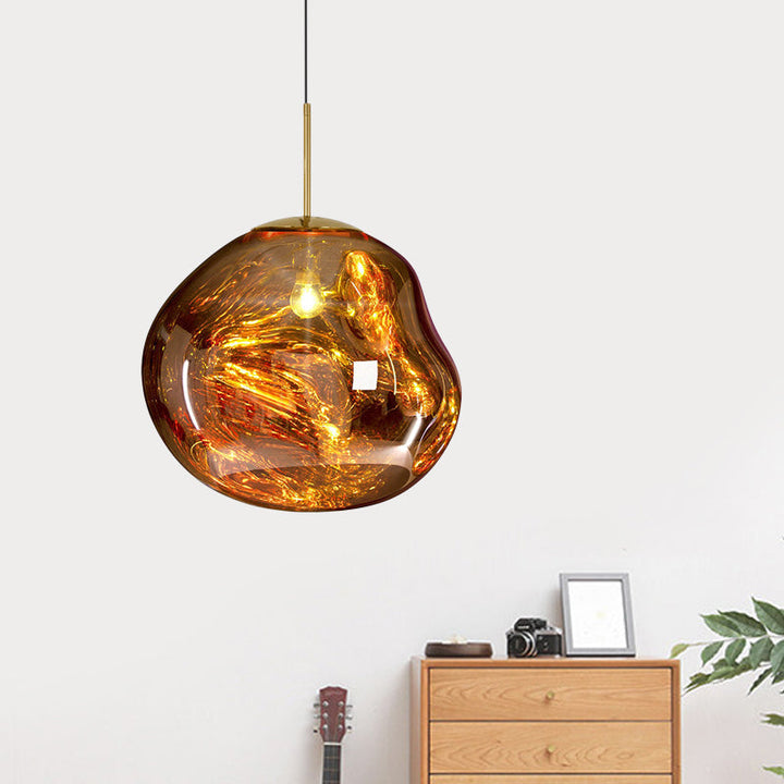 Kalsten | Modern Glass Ceiling Light - LunaLux