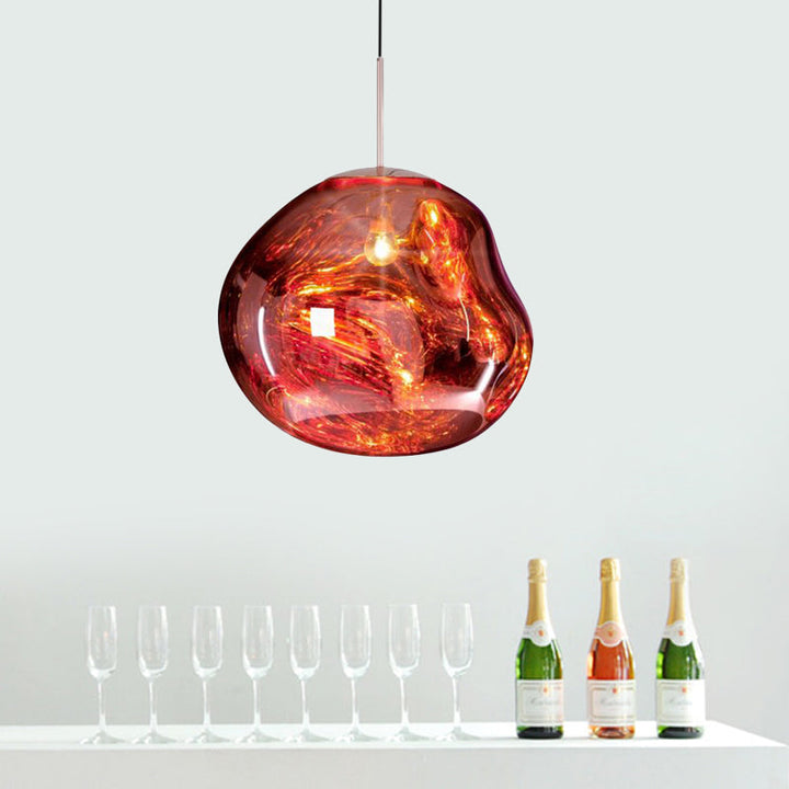 Kalsten | Modern Glass Ceiling Light - LunaLux