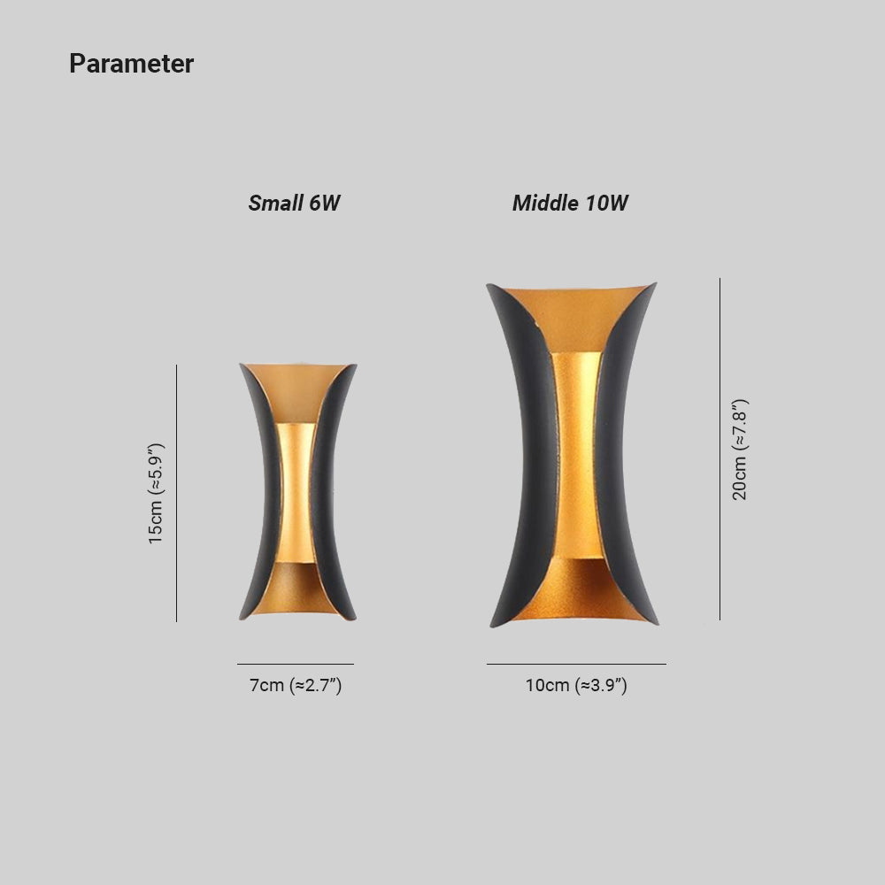 LumiEdge Modern LED Outdoor Wall Light