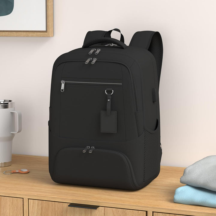Waterproof Laptop & Lunch Backpack with USB Port – Multi-Compartment Travel Bag | Kalsten