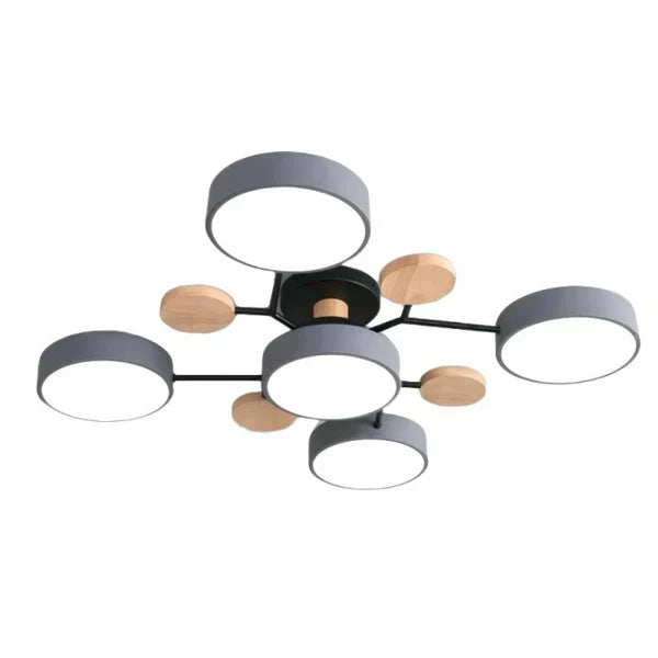 Scandinavian Branched LED Chandelier for Modern Home Lighting