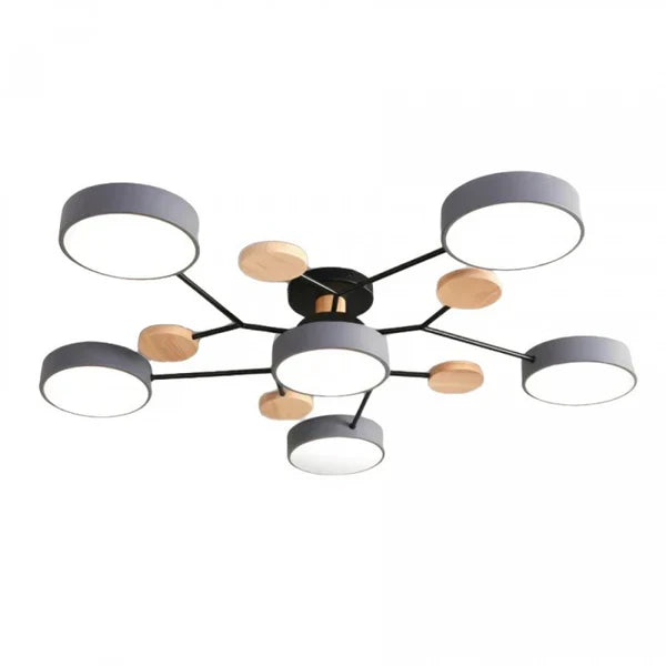 Scandinavian Branched LED Chandelier for Modern Home Lighting